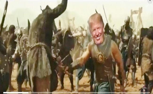 VIRAL: डोनाल्ड ट्रंप का ''बाहुबली'' अवतार, खुद वीडियो शेयर कर लिखा- भारत में दोस्तों से मिलने के लिए उत्साहित हूं