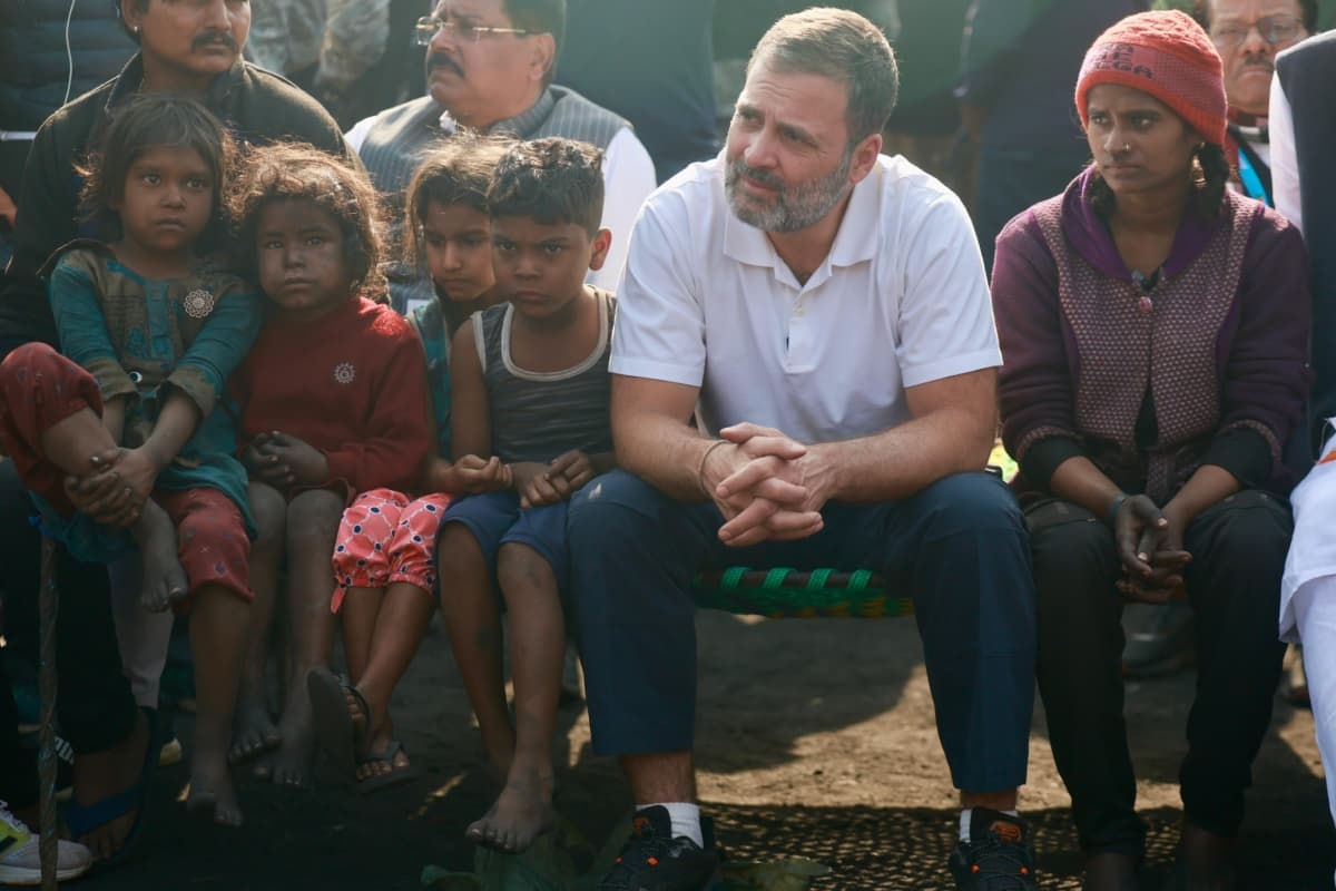 EXCLUSIVE PHOTOS: भारत जोड़ो न्याय यात्रा धनबाद में, कोयला मजदूरों की बस्ती पहुंचे राहुल गांधी