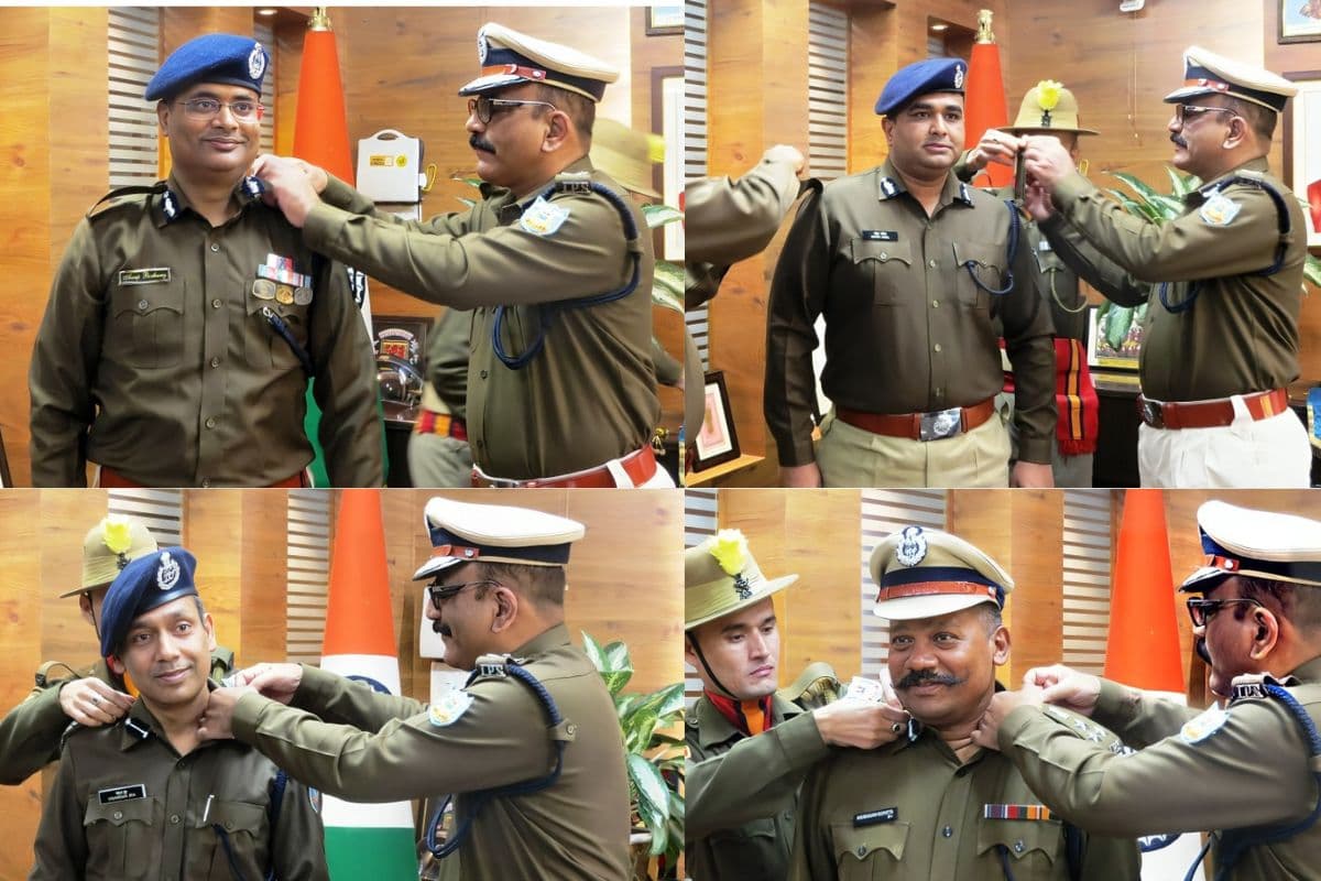 नए साल पर इन चार आईपीएस अफसरों को प्रमोशन का तोहफा, झारखंड के डीजीपी अनुराग गुप्ता ने किया सम्मानित