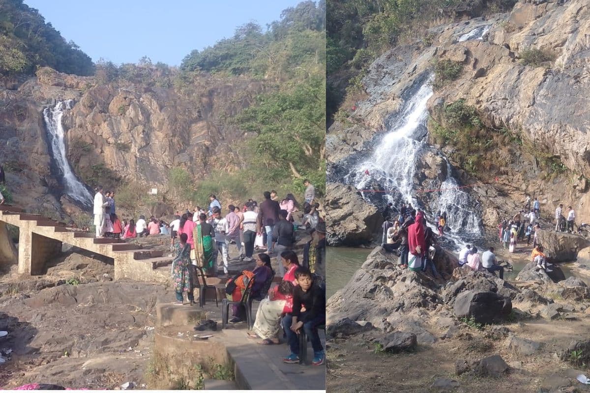 New Year 2025: नए साल पर हिरणी फॉल, कंसरा मंदिर और नकटी डैम पर उमड़े सैलानी, सुरक्षा के थे कड़े इंतजाम