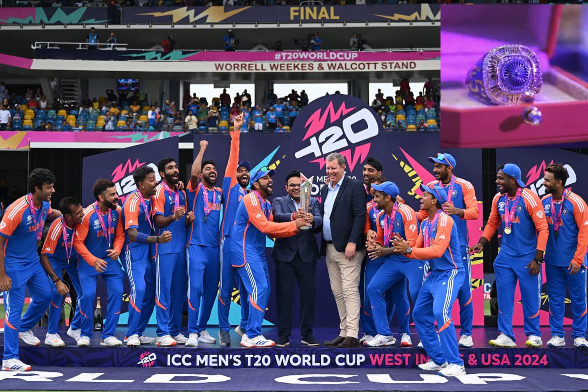 BCCI ने T20 वर्ल्ड कप जीतने वाली रोहित शर्मा की टीम को गिफ्ट की हीरे की 'चैंपियंस रिंग'