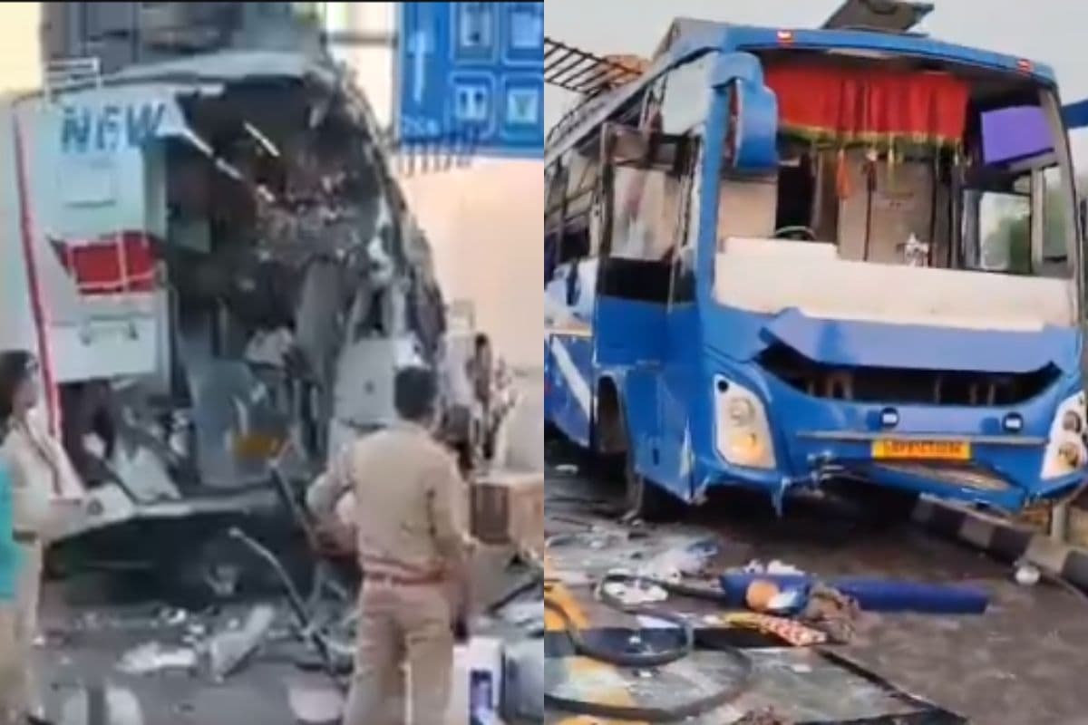 आगरा-लखनऊ एक्सप्रेसवे पर भीषण सड़क हादसा, दो बसों की टक्कर में 26 घायल