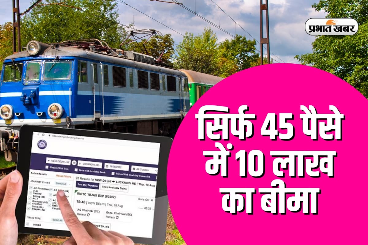 IRCTC Travel Insurance: सिर्फ 45 पैसे में 10 लाख का बीमा, टिकट बुक करने से पहले समझ लें नियम