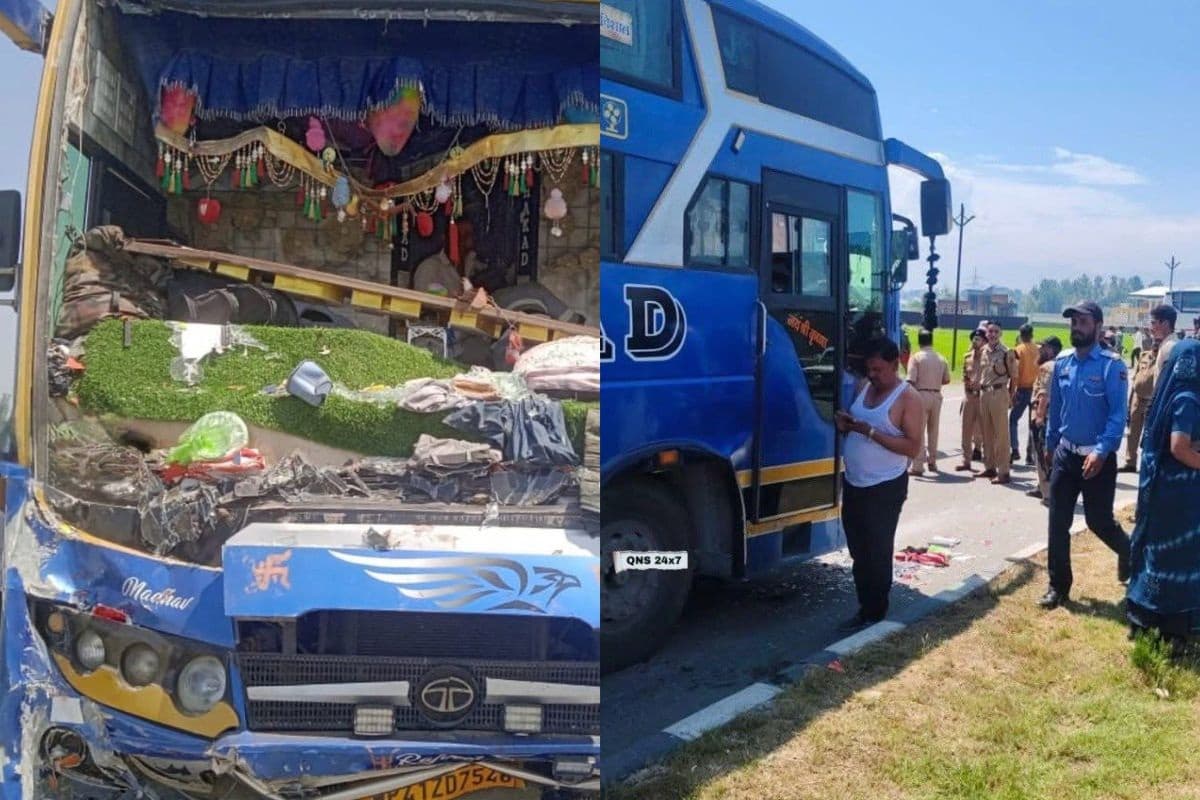 Amarnath Yatra: अमरनाथ यात्रा के बीच बड़ा हादसा, कुलगाम में 3 बसों की टक्कर, 10 घायल