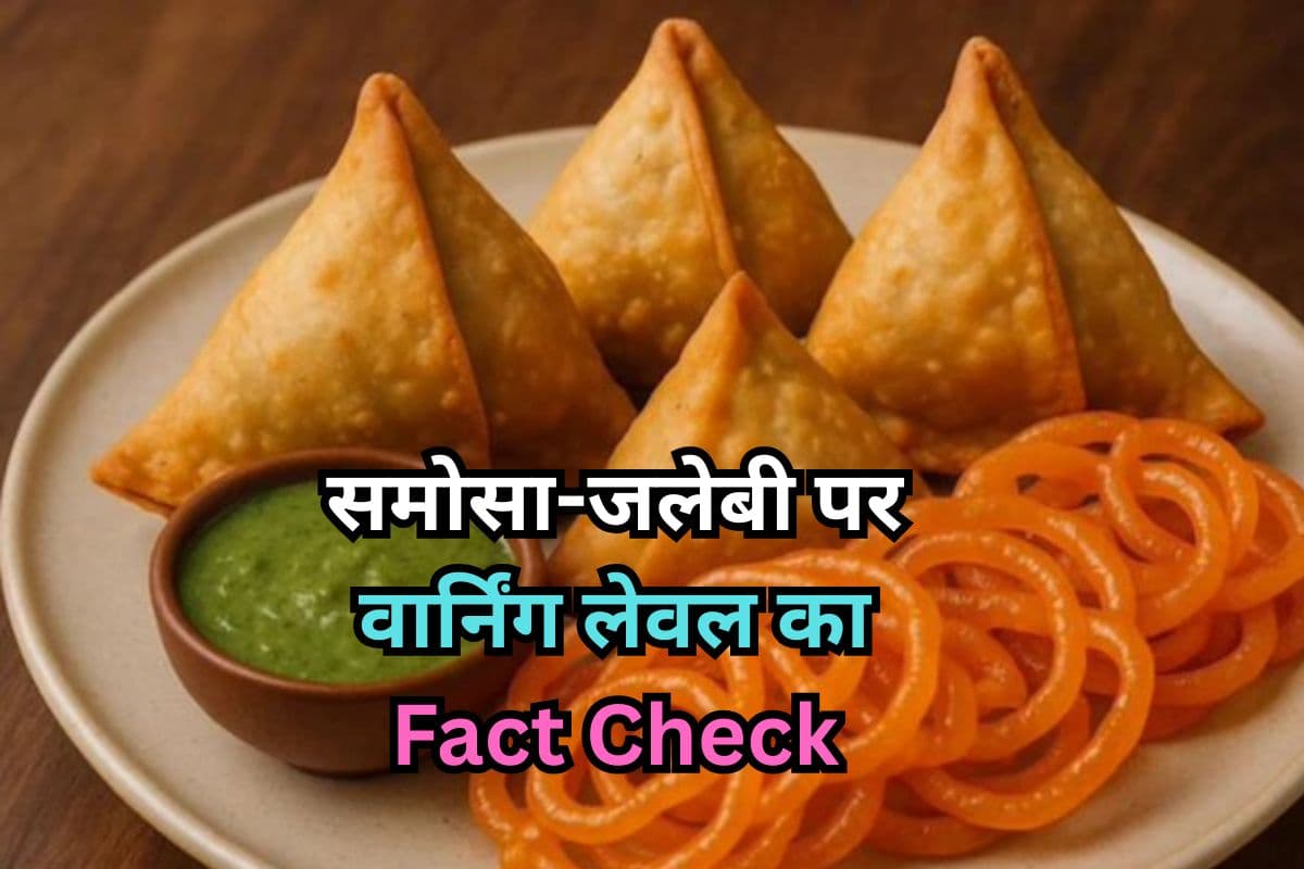 Fact Check: समोसा-जलेबी पर सिगरेट की तरह वार्निंग लेवल? जानें इस दावे का सच, सरकार ने कर दिया साफ