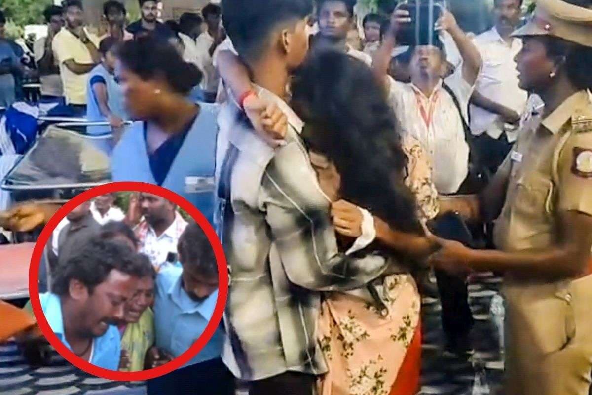 Karur Stampede Video : उठ जाओ, अपनों के शव देखकर दहाड़ मारकर रोने लगे परिजन