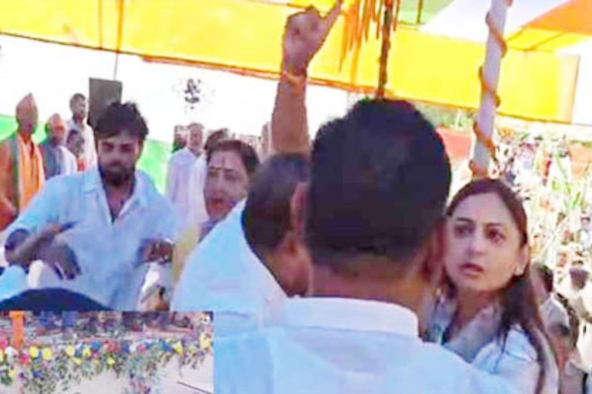 Video: NDA सम्मलेन में महायुद्ध, JDU और चिराग (रा) के कार्यकर्ताओं में भिड़ंत, भगदड़