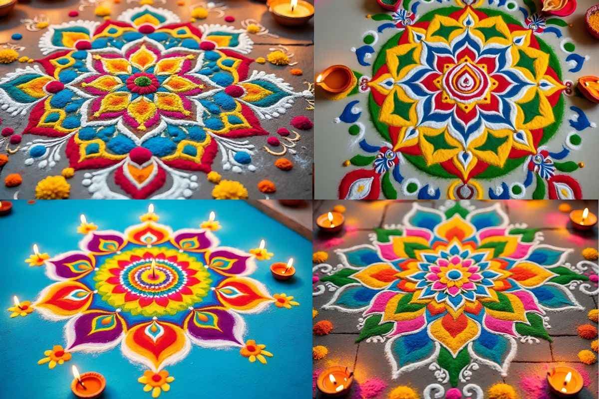 Rangoli Design on Diwali 2025: दिवाली में रंगोली बनाना क्यों शुभ है, जानें इसके धार्मिक कारण