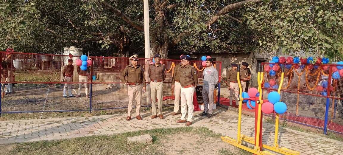 पुलिस लाइन कैंपस में खुला ओपेन जिम