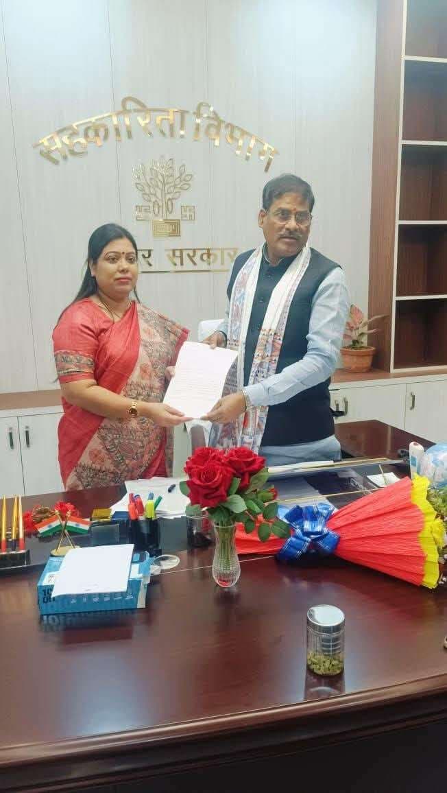 विधायक ने मंत्री को फसल क्षति से कराया अवगत