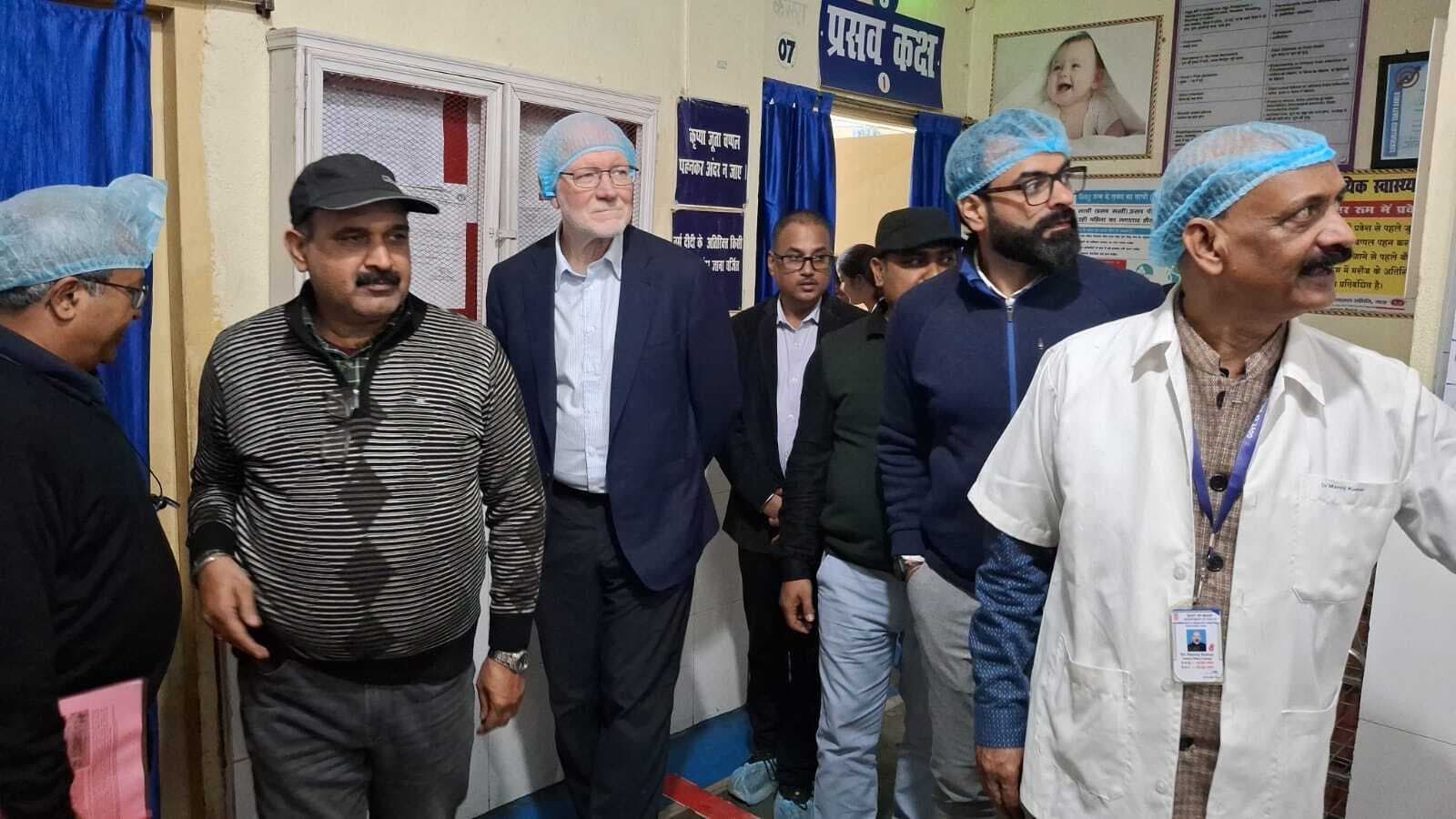 बोधगया सीएचसी का बिल गेट्स फाउंडेशन की टीम ने लिया जायजा