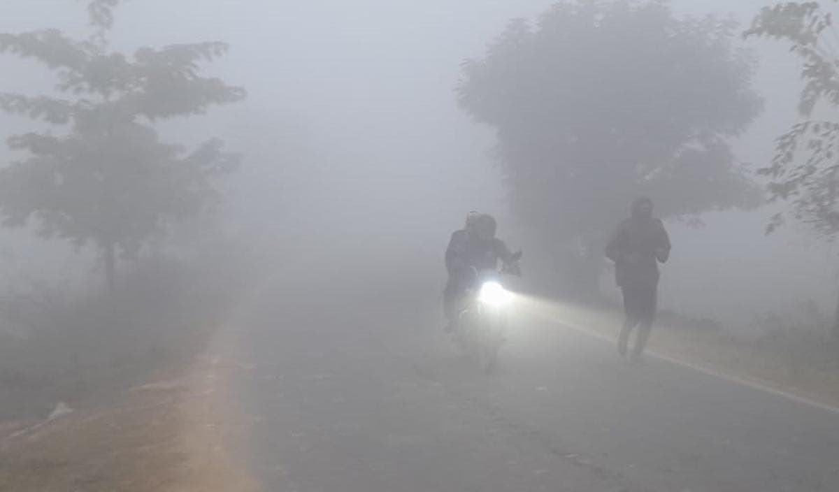 सुबह से ही छाया रहा घना कोहरा, सड़कों पर वाहनों के परिचालन में हुई परेशानी