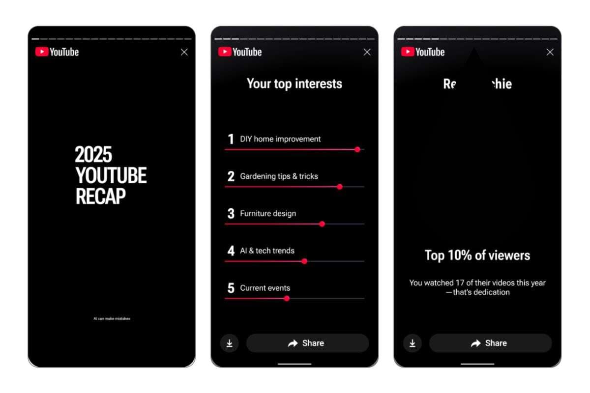 YouTube ने पेश किया धमाकेदार Recap, अब देखिए सालभर के वीडियो हाइलाइट्स