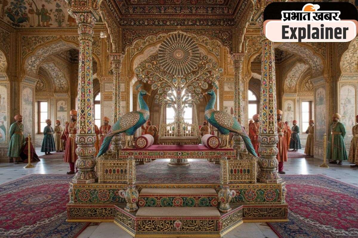 कहां है मुगलों की शान तख्त ए ताऊस, जिसको बनाने में लगा था 1150 किलो सोना, कोहिनूर और दरिया ए नूर हीरा