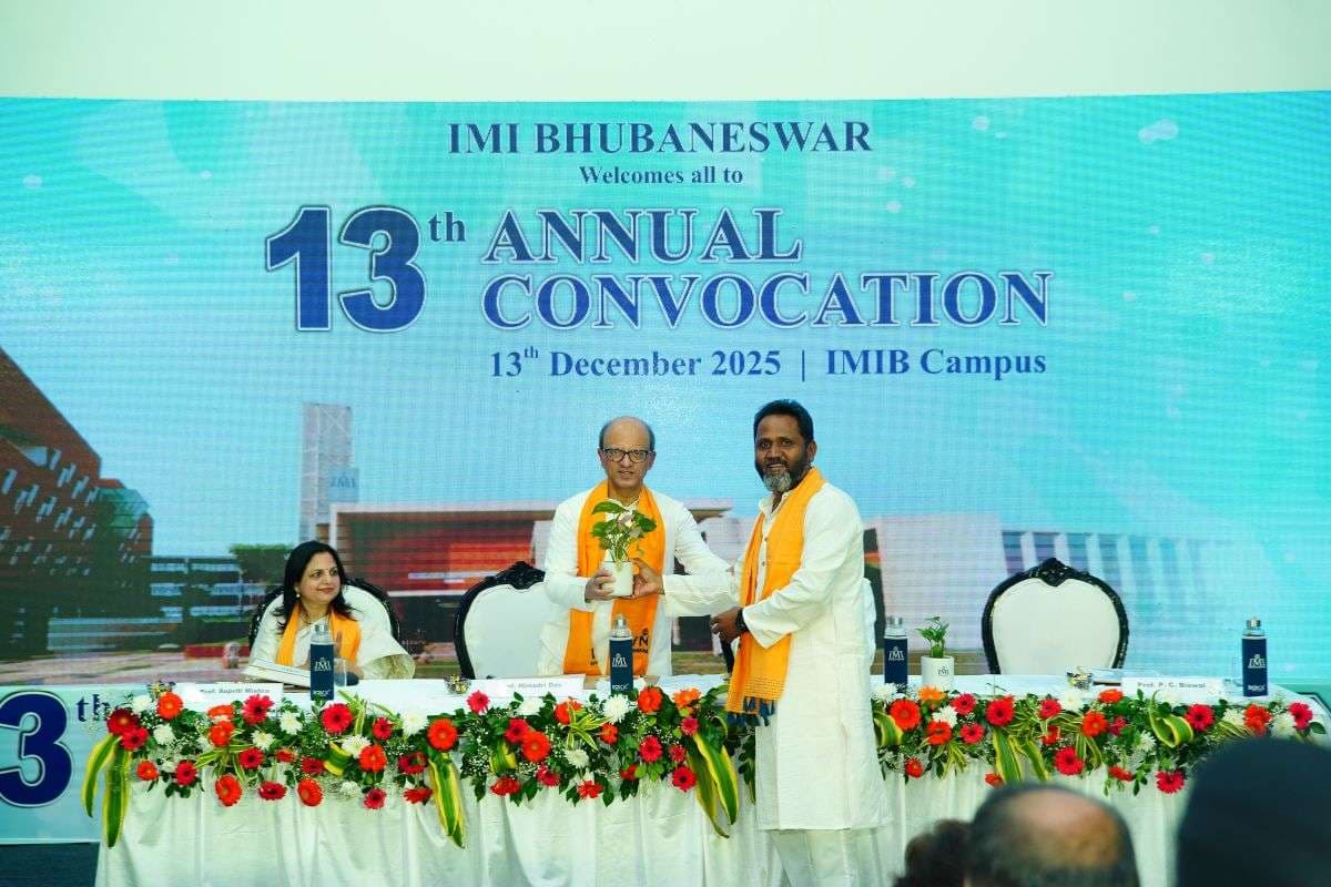 IMI भुवनेश्वर में 13वां दीक्षांत समारोह, कैंपस में जश्न का माहौल