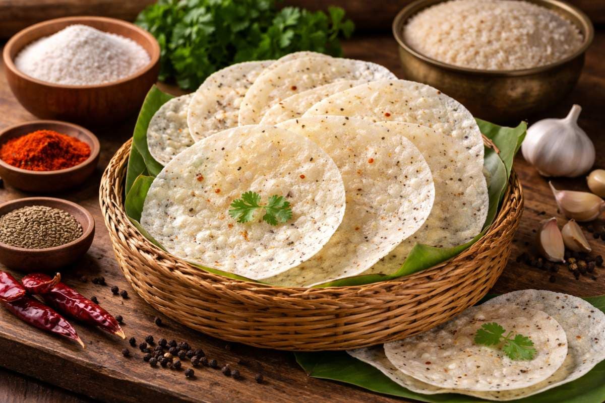 Rice Flour Papad Recipe: घर पर बनाएं लाइट और क्रिस्पी चावल के आटे के पापड़, हर हाउसवाइफ को आनी चाहिए यह आसान रेसिपी