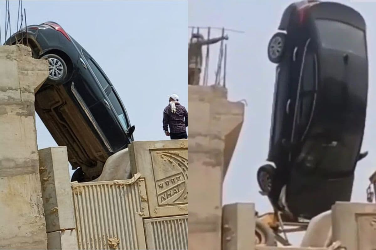 Viral Video: गूगल मैप ने फिर कर दिया ‘मोए-मोए’! अधूरे फ्लाईओवर पर लटका दी कार, आगे जो हुआ…