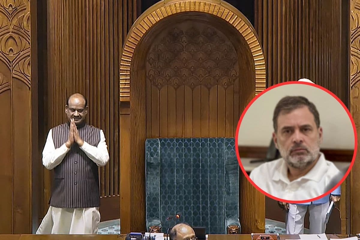 Lok Sabha : जनता ने पर्चियां फेंकने के लिए नहीं भेजा, राहुल गांधी पर भड़के ओम बिरला