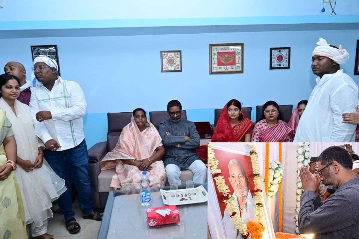 सीएम हेमंत सोरेन पहुंचे बोकारो, पूर्व मंत्री बेबी देवी के ससुर को दी श्रद्धांजलि