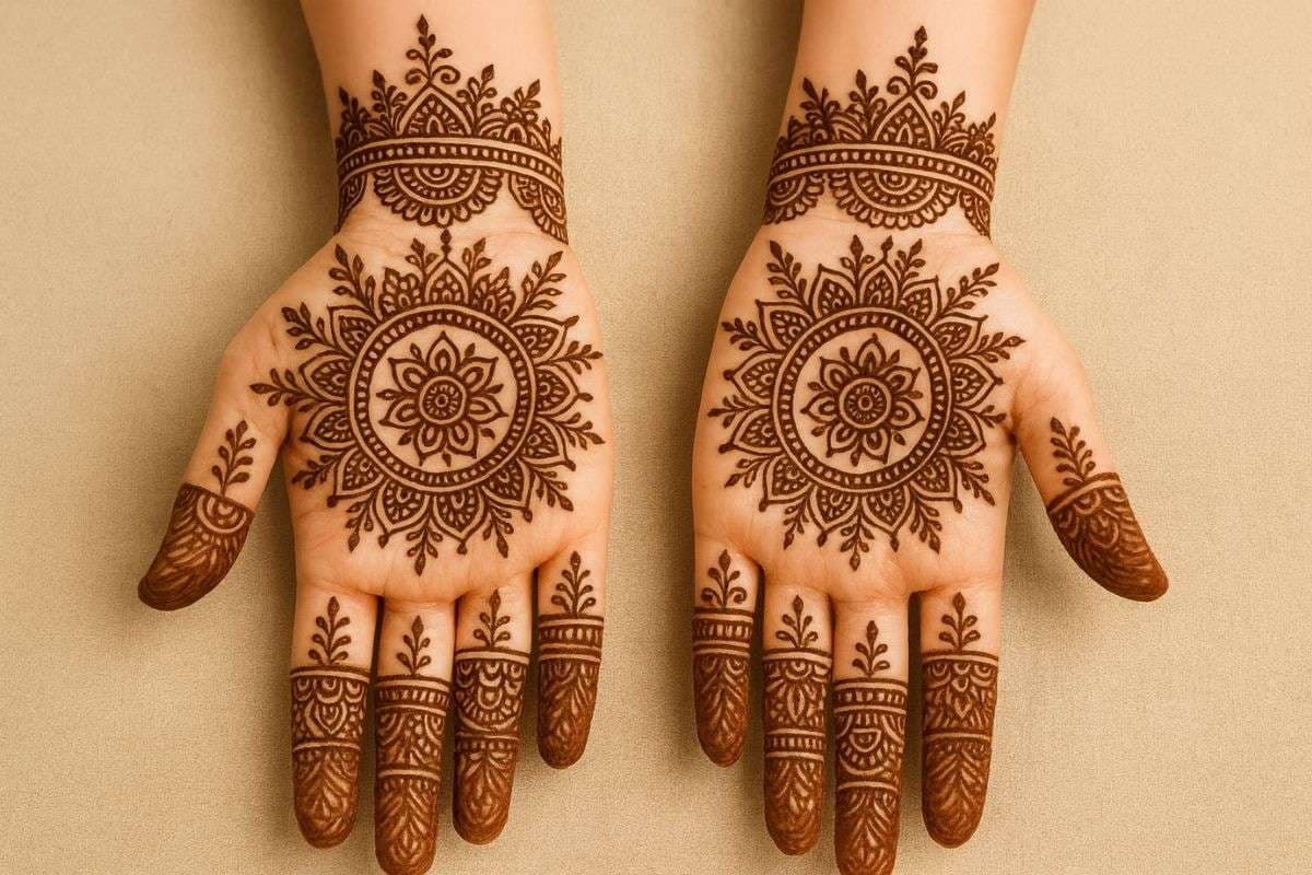 Simple Mehndi Design: 5 मिनट में बनाएं ये ट्रेंडी और सिंपल एआई मेहंदी डिजाइन