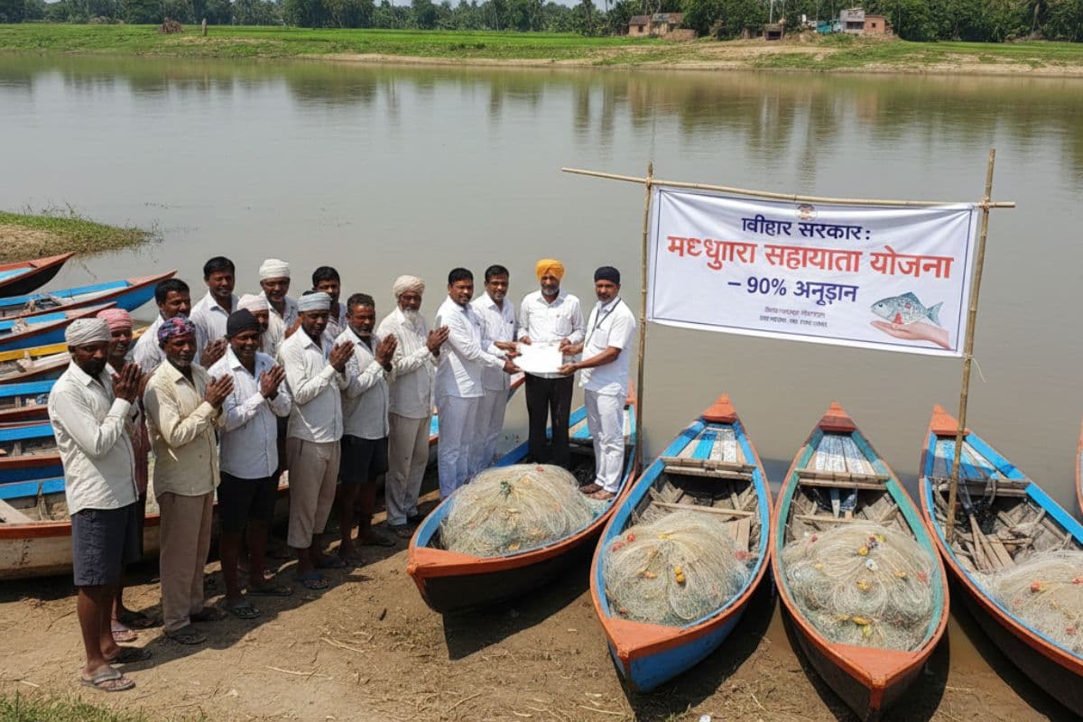 Bihar: मछुआरों के लिए सरकार की नई योजना, नाव-जाल खरीद पर 90% अनुदान