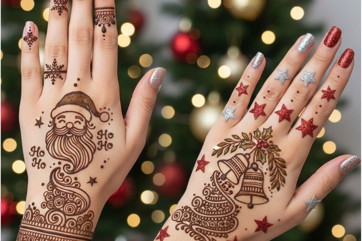 Christmas Mehndi Design 2025: इस क्रिसमस हाथों पर खूब जचेंगे ये 5 यूनिक मेहंदी डिजाइन