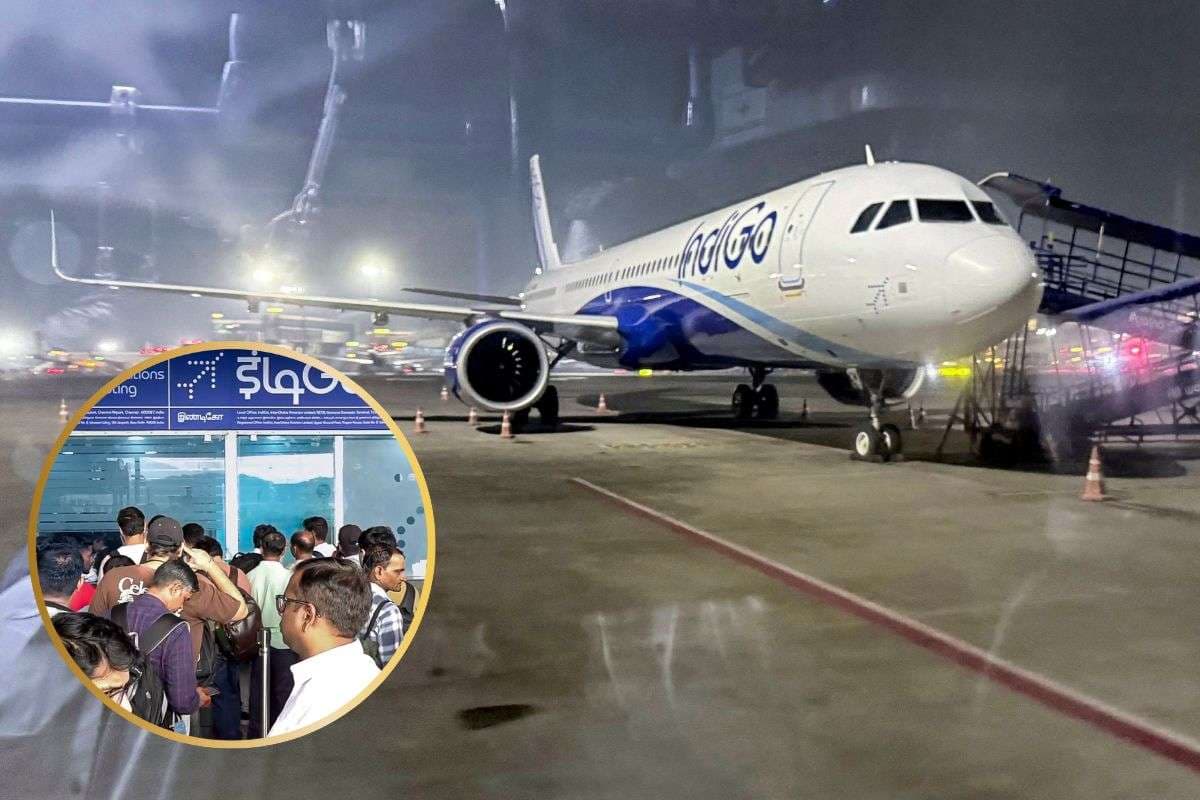 Indigo Crisis: मेरे पति की मौत हो गई, ताबूत लेकर यात्री पहुंची एयरपोर्ट, देखें Video