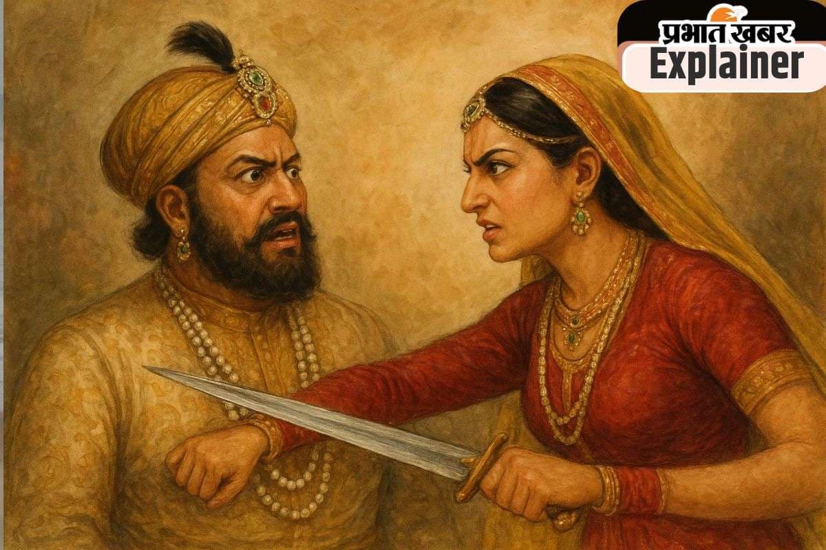 Mughal Harem Stories : जब अकबर के सीने पर इस हिंदू रानी ने खंजर रखकर बचाई थी लाज