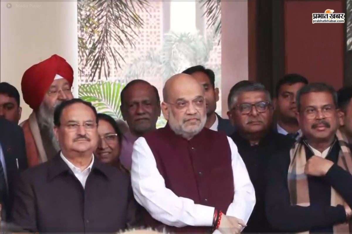 दिल्ली में बिहार के लाल का कमाल! भाजपा कार्यालय में हुए जोरदार स्वागत में खड़े रहे अमित शाह और जेपी नड्डा