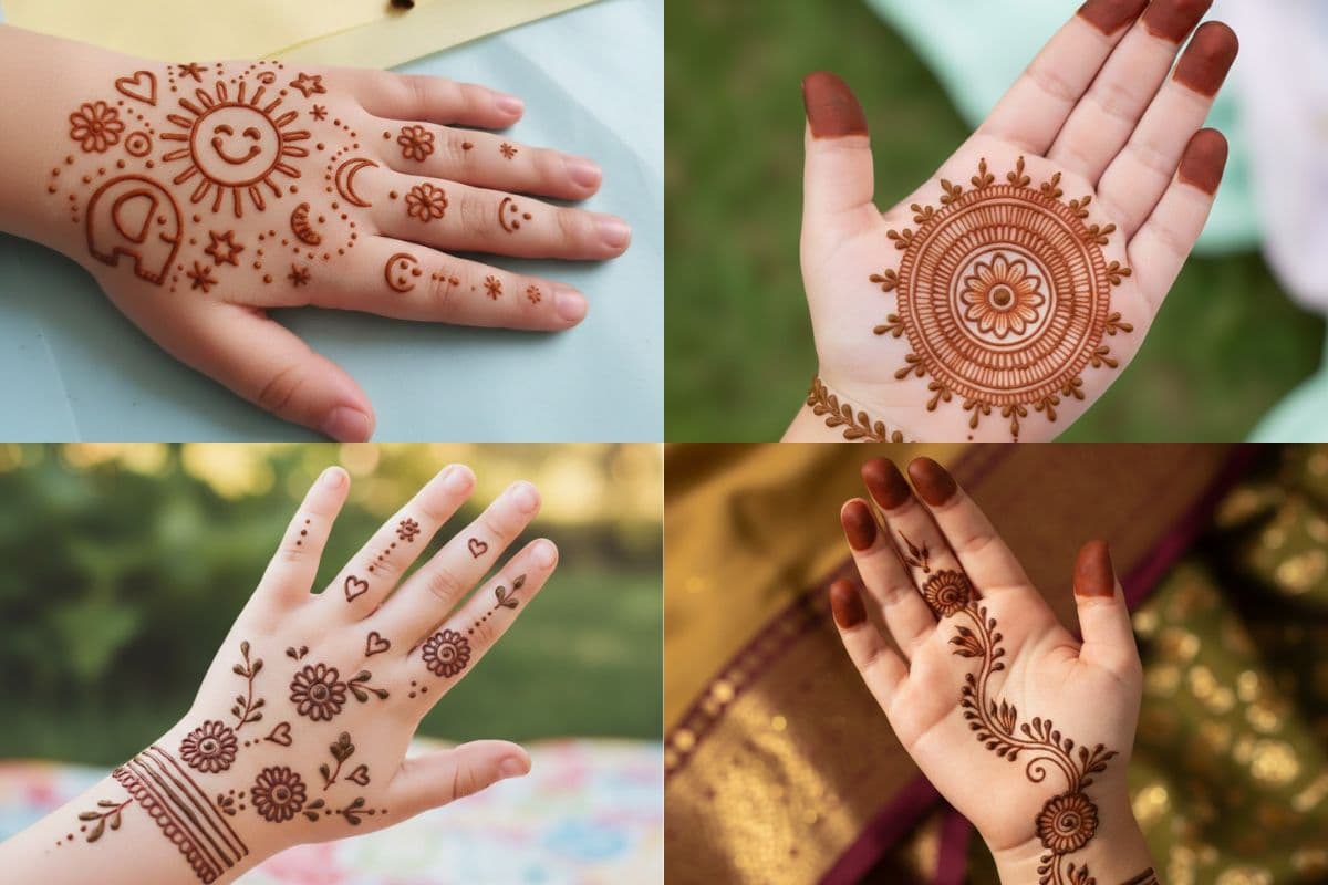 Simple Mehndi Design For Kids: कम टाइम में बच्चों के हाथों में लगाएं ये प्यारी मेहंदी डिजाइन, ट्राई करें ये आइडियाज