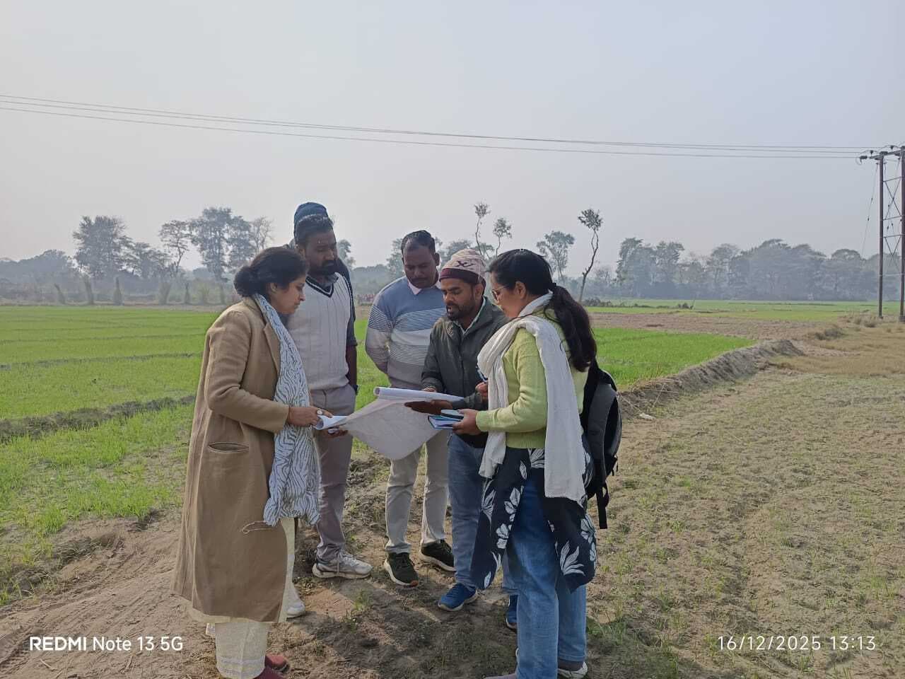 मांझा के धनखड़ में बनेगा अल्पसंख्यक कल्याण छात्रावास, भूमि मापी हुई शुरू