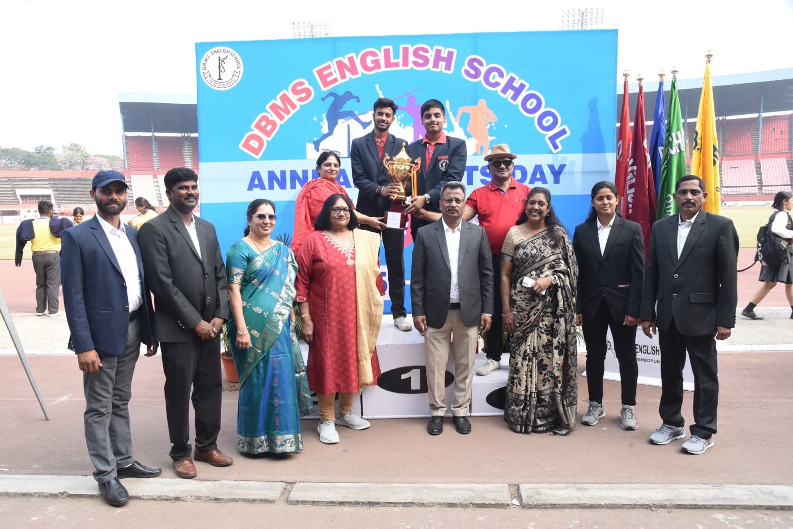 Dbms English School Annual Sports day : रेड हाउस बना ओवरऑल चैंपियन