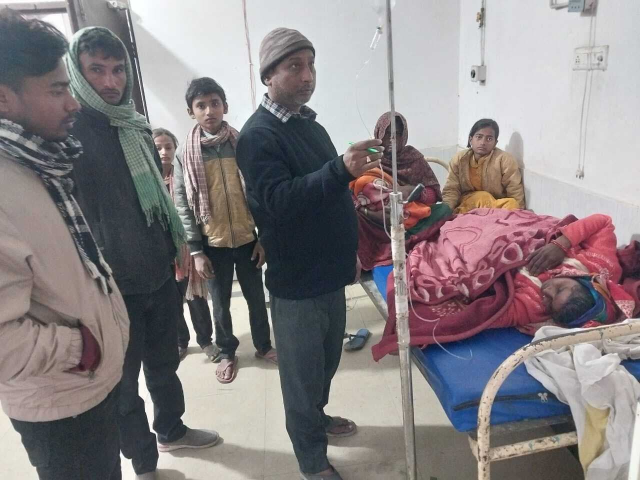 बिजली करेंट से महिला झुलसी