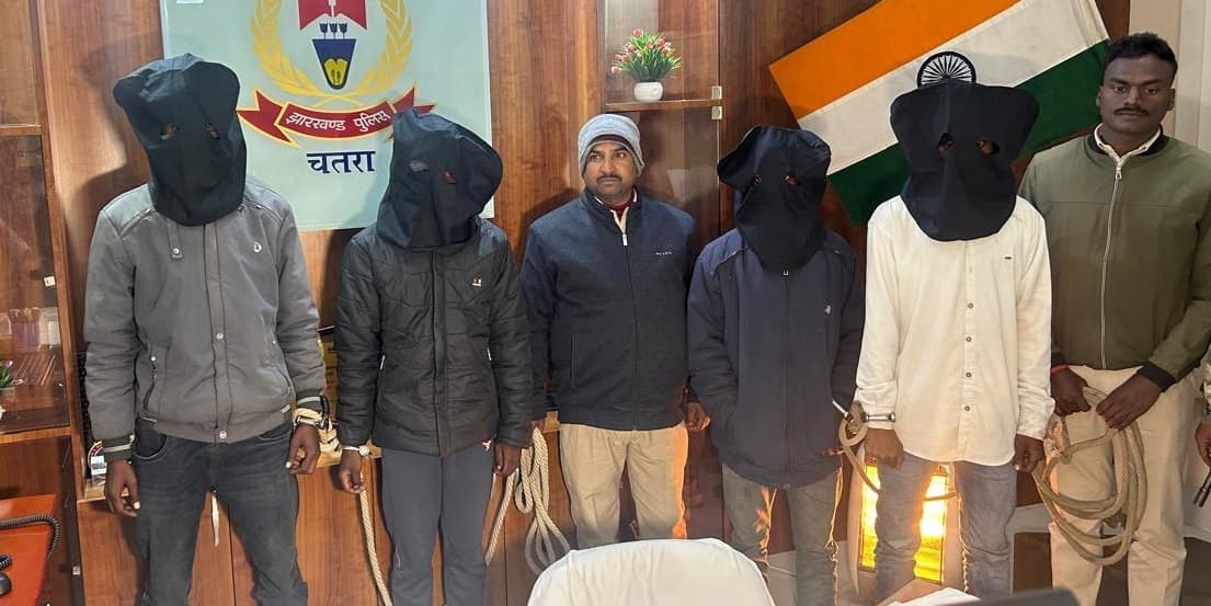 पुलिस ने टीएसपीसी के चार उग्रवादियों को पकड़ा, ट्रक चालक पर फायरिंग मामले में थे शामिल